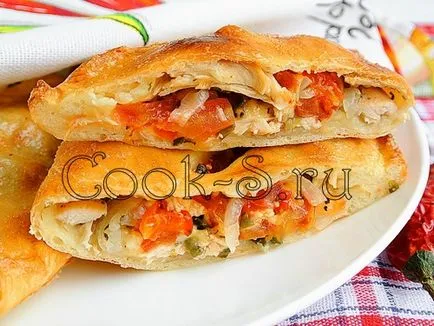Calzone - lépésről lépésre recept fotókkal és sütemények