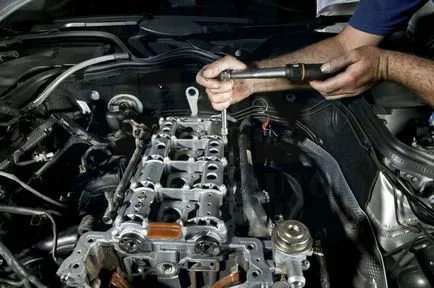 Javítás motor mercedes, javítás Mercedes motor, a motor javításra