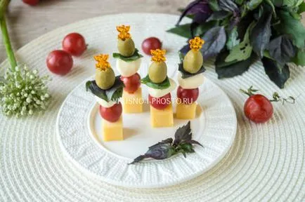 Canapes nyárson 15 egyszerű receptek