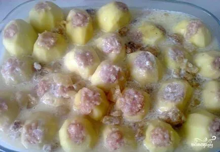 Burgonya hússal - lépésről lépésre recept fotók