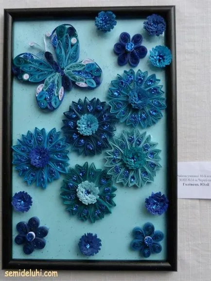 Festmények a technika Quilling