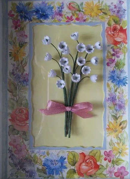 Festmények a technika Quilling (fotó)