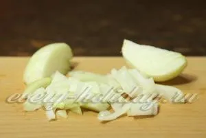 Sült burgonya gombával a sütőben