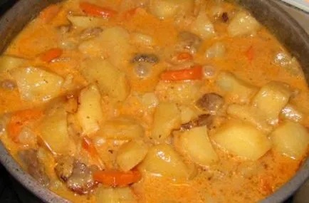 A burgonya és a hús - receptek képekkel (burgonya) A burgonya és a hús - receptek képekkel