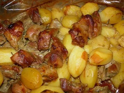 A burgonya és a hús - hús burgonya receptek - hogyan