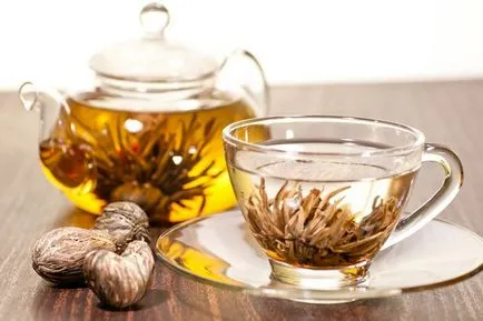 Kínai tea jár a színek és formák leírása (kapcsolt tea virágok) Kínai tea jár a színek és formák leírása