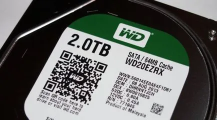 Számítógépek - Hardver felülvizsgálata a merevlemez SATA-3 2TB wd green intellipower wd20ezrx, klub