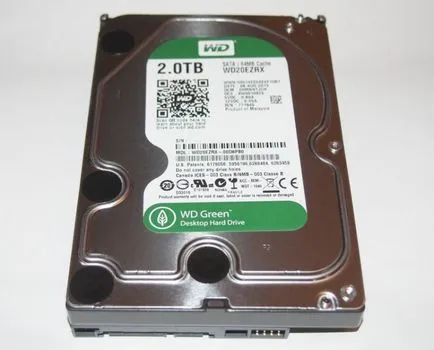 Számítógépek - Hardver felülvizsgálata a merevlemez SATA-3 2TB wd green intellipower wd20ezrx, klub