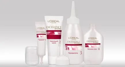 Hajfesték «l oreal excellence», paletta, vélemények, ár