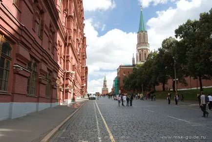 Vörös tér, amely metró