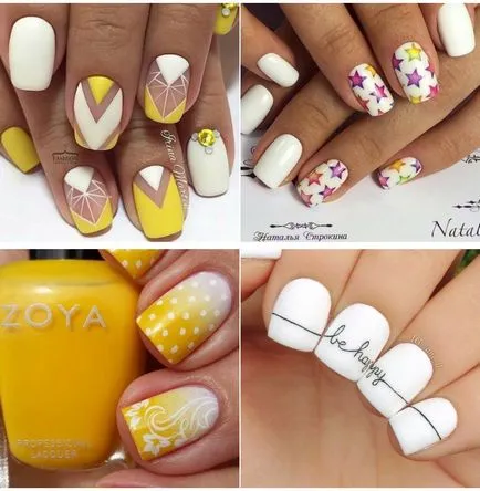 Gyönyörű manikűr 2017 - sok fotót
