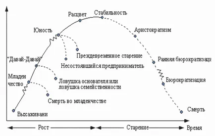 A válság a szervezet - mi a következő lépés (a szervezet az életciklus) A válság a szervezet - mi a következő