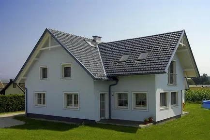 A tető és a homlokzat