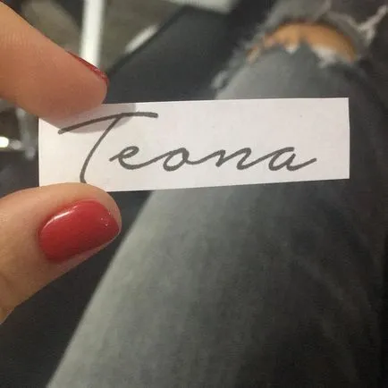 Ksenia Borodina úgy döntött, hogy díszítse a teste még egy tetoválás tiszteletére az első nap a lánya születése
