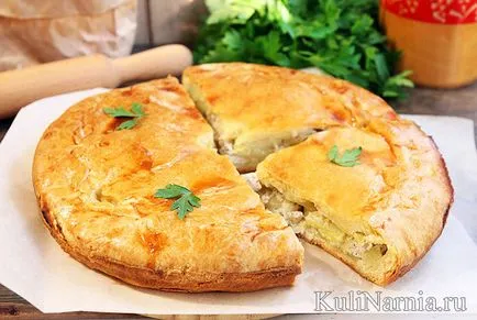 Kurnik lépésről lépésre recept fotók