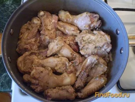 Csirke sómentes recept egy fotó