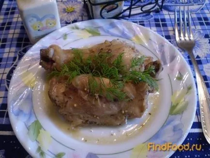 Csirke sómentes recept egy fotó