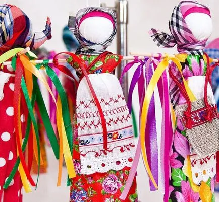 Doll amulett saját kezűleg a fotó és videó szövet (amulett) Doll amulett a kezüket egy szövet Photo & Video