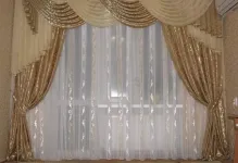 Pelmets saját kezét a minta kezdőknek varrás függöny, fotók, hogyan kell varrni, a méret a swing,