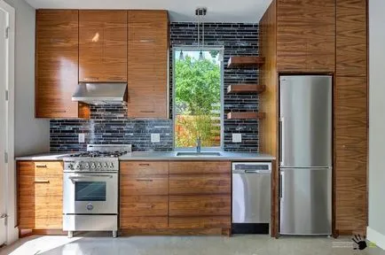 Kitchen sorban egymás után - 50 a legjobb ötletek a lineáris elrendezés a képen (egy) Kitchen sorban egymás után - 50 legjobb ötletek a lineáris elrendezés fotó