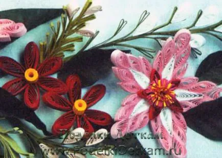Quilling képet saját kezűleg, Quilling festmény mestere osztály (kép) Quilling képet saját kezűleg, Quilling festmény mesterkurzus