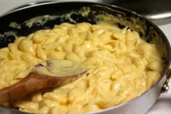 Sajtos makaróni - egy recept lépésről lépésre fotók