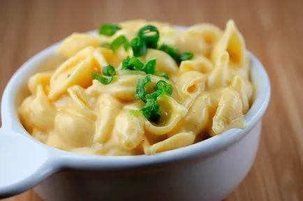 Sajtos makaróni - egy recept lépésről lépésre fotók