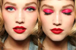 Make-up pin-up stílus a fő alkatrészek