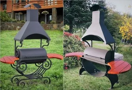Grill fajok a gázpalack és irányítja a gyártása