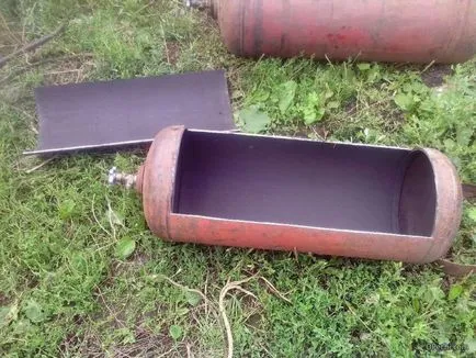 Grill gázpalack kezével rajzok, utasítások (gáz) Grill gázpalack kezével rajzok, utasítások
