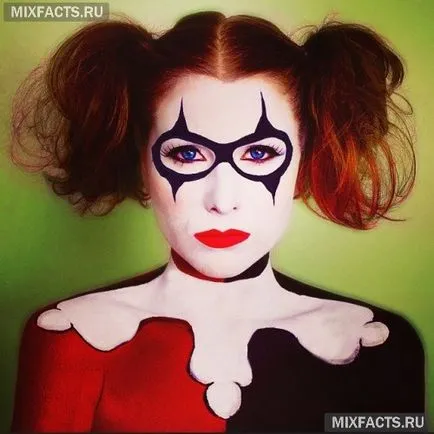 Smink Halloween kezüket (fotó) (egy akvarell) Smink Halloween kezüket (fotó)