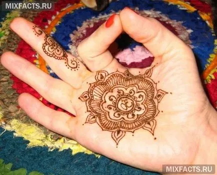 Mehendi szimbólumok jelentését és képek (fotók)