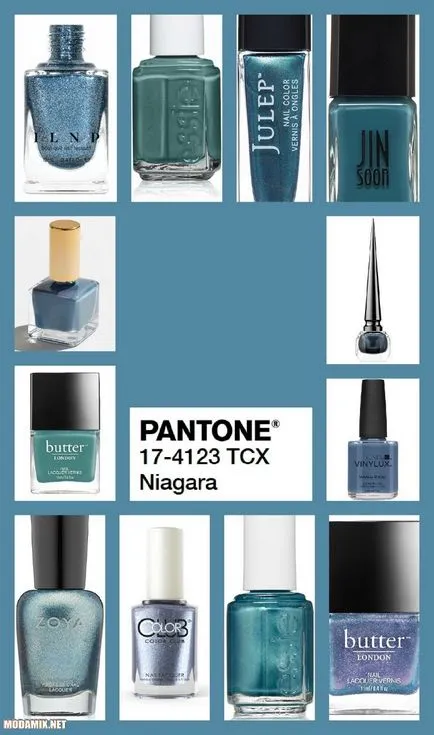 Divatos színek körömlakk 2017 fotót pantone paletta