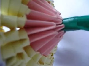 Moduláris origami színek áramköri szerelvényből (tyúk-Maid) Moduláris origami virágok áramköri szerelvényből