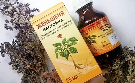 Ginseng tinktúra használati utasítást, előnyök és ártalmak