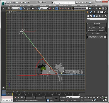 Beállítása a fény 3d max vray