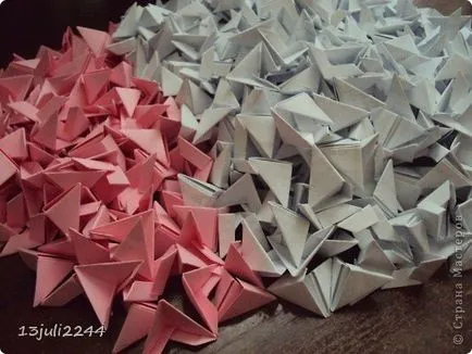 Origami háromszög modulok a rendszer a papír kezdőknek és video tutorials (origami) Origami háromszög modulok a rendszer a papír a kezdők és a video tutorials