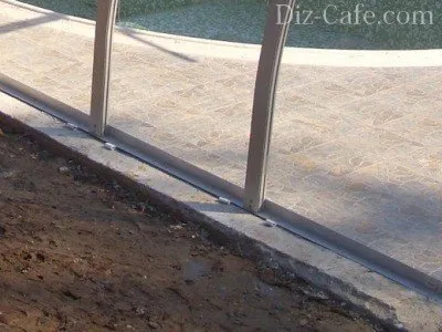 Pavilon a medence a kezüket - az építési utasítás