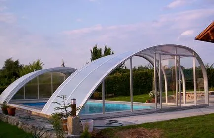 Pavilon medence - felálló építése video magad