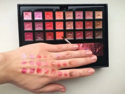 Palette (kiépítés) smink Yves Rocher (Iv ROSHE) felülvizsgálata és Swatch, ilovejars