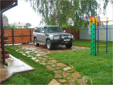 Parkolás a ház saját kezével -, hogyan lehet a parkolást fotó (do) Parkolás a ház saját kezével -, hogyan lehet egy parkoló Photo
