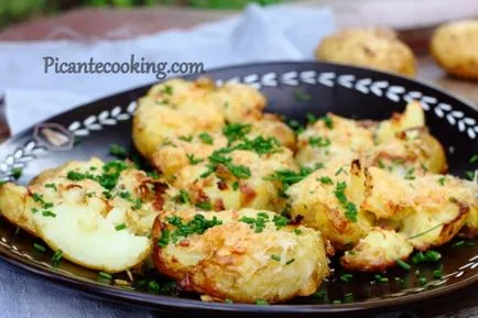 Sült burgonya fokhagymás sajt, picantecooking (burgonya) Sült burgonya fokhagymás sajt, picantecooking