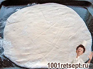 Pizza sonkával és paradicsommal - lépésről lépésre recept fotók (pizza paradicsommal) Pizza sonkával és paradicsommal - lépésről lépésre recept fotók