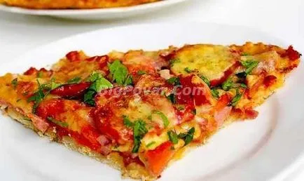 Pizza sonkával és sajttal recept lépésről lépésre képek és magyarázatok (HAM) Pizza sonkával és sajttal recept lépésről lépésre képekkel és magyarázatokkal