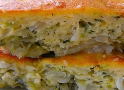 Káposzta pite egyszerű recept