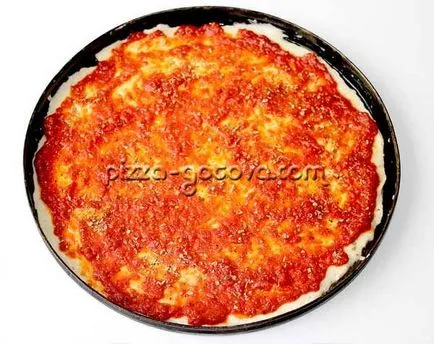 Pizza sonkával és sajttal - egyszerű fotó-recept