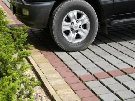 Játszótér az autó alatt az ország saját kezűleg, hogyan kell helyesen lebetonozott parkoló, térburkolat