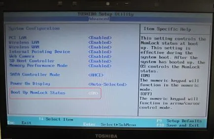 Miért fn billentyű nem működik, egy laptop és NumLock