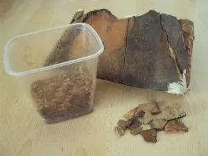 Kézműves készült nyírfakéreg kezüket 1