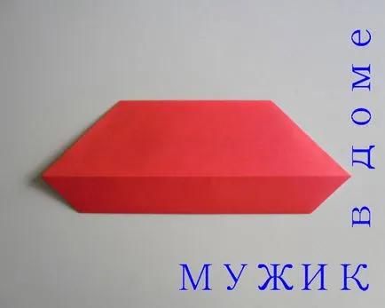 Hack Mikulás a papírt a kezét (origami)
